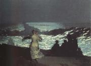 Winslow Homer A Summer Night (mk43) Sweden oil painting artist